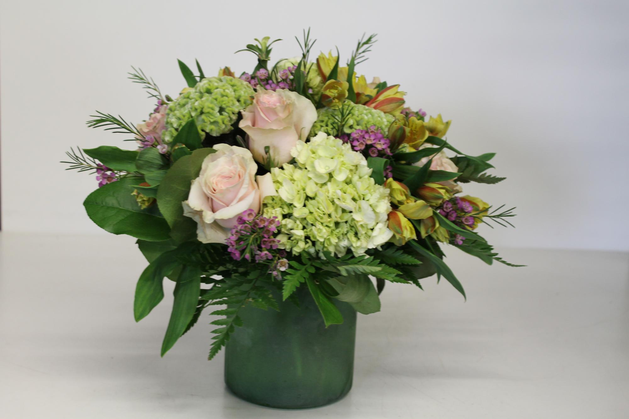 Hydrangeas — hand-crafted floral arrangements from The Flower Lover atelier in Huntington Beach