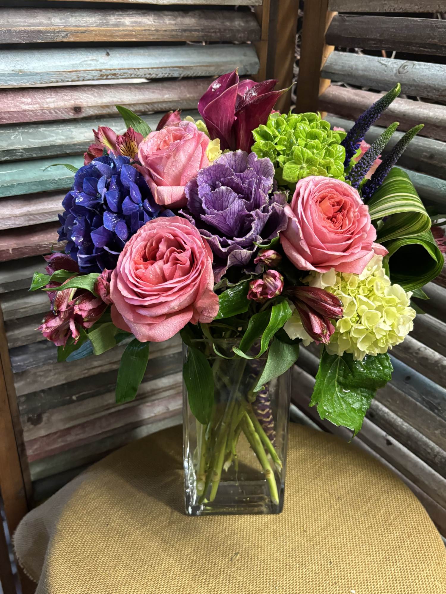 Peonies arrangements — hand-composed in the Huntington Beach atelier
