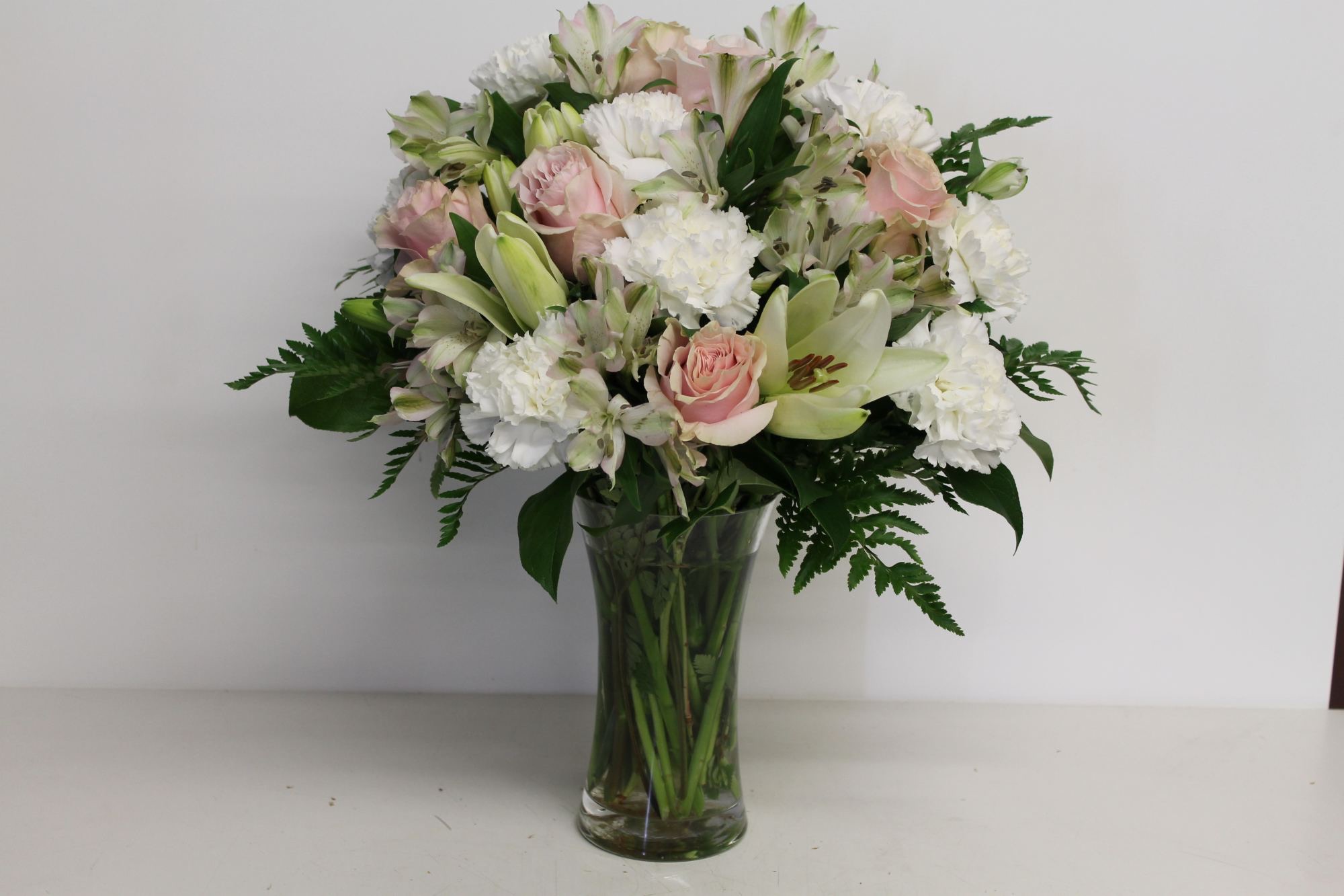 Angel — hand-crafted arrangement, hand-composed in The Flower Lover atelier in Huntington Beach