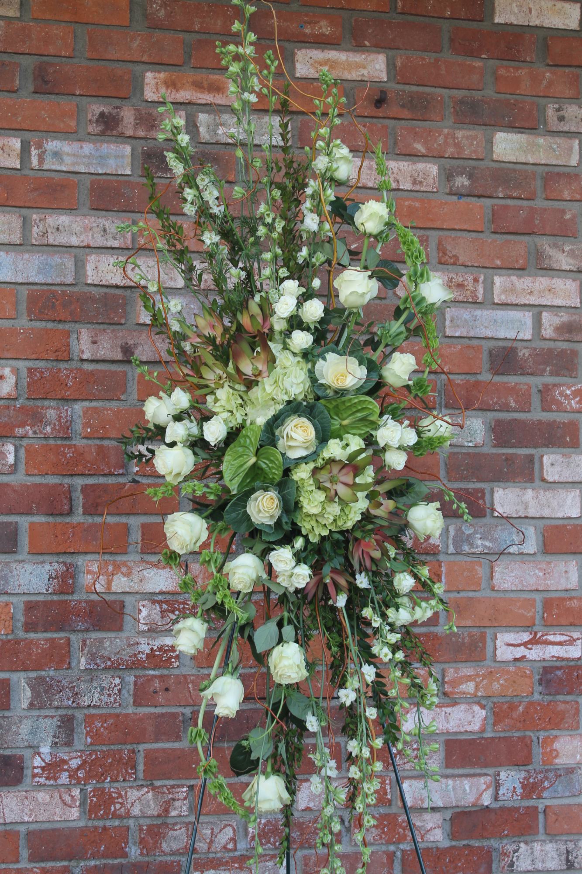 Deep Sleep — hydrangeas arrangement, hand-composed in The Flower Lover atelier in Huntington Beach