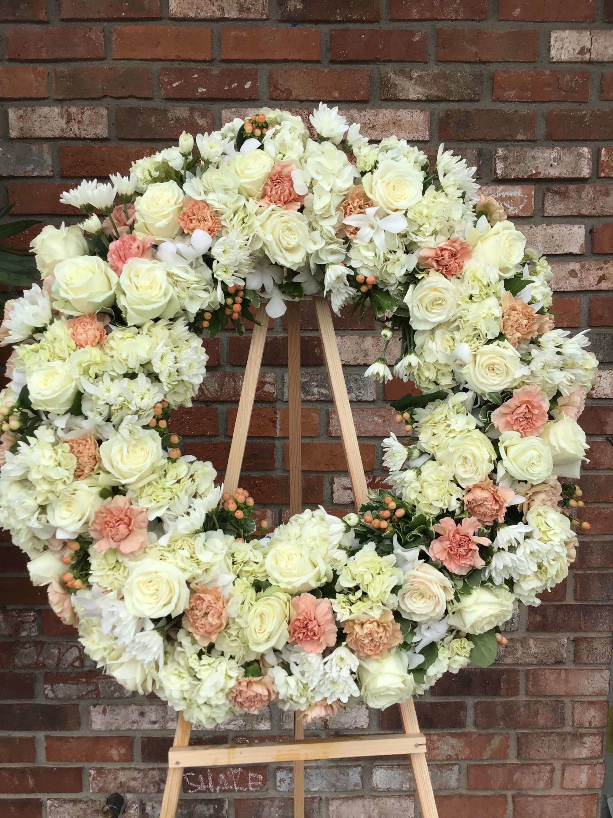 Peace — hand-crafted arrangement, hand-composed in The Flower Lover atelier in Huntington Beach