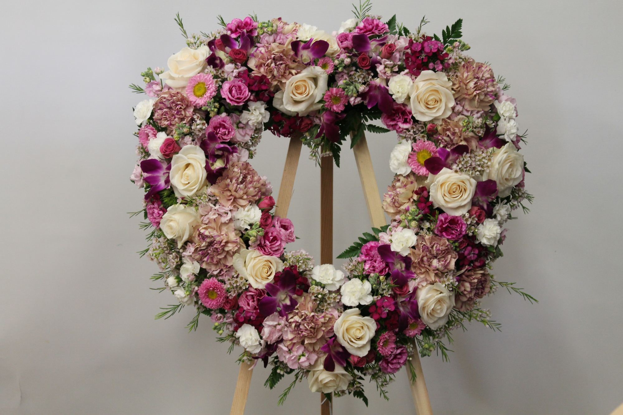 Precious Heart — hand-crafted arrangement, hand-composed in The Flower Lover atelier in Huntington Beach