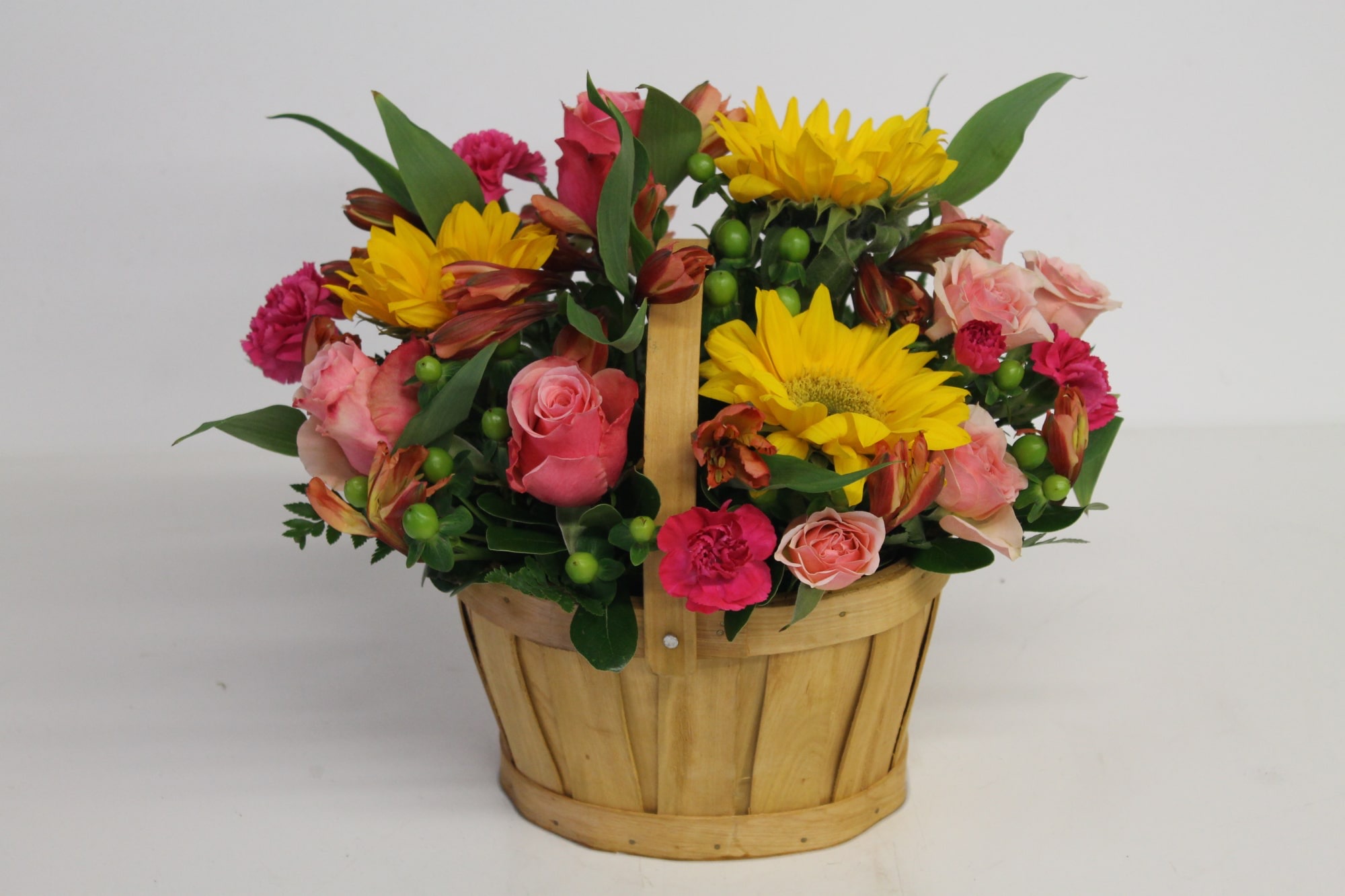 The Fall Basket — hand-crafted arrangement, hand-composed in The Flower Lover atelier in Huntington Beach