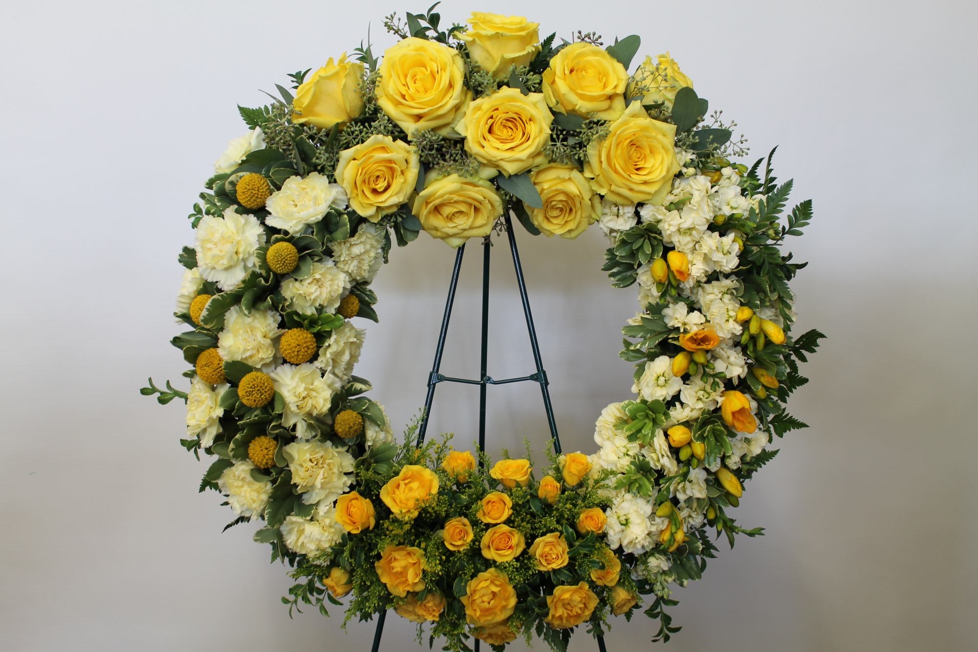 Yellow And White Wreath