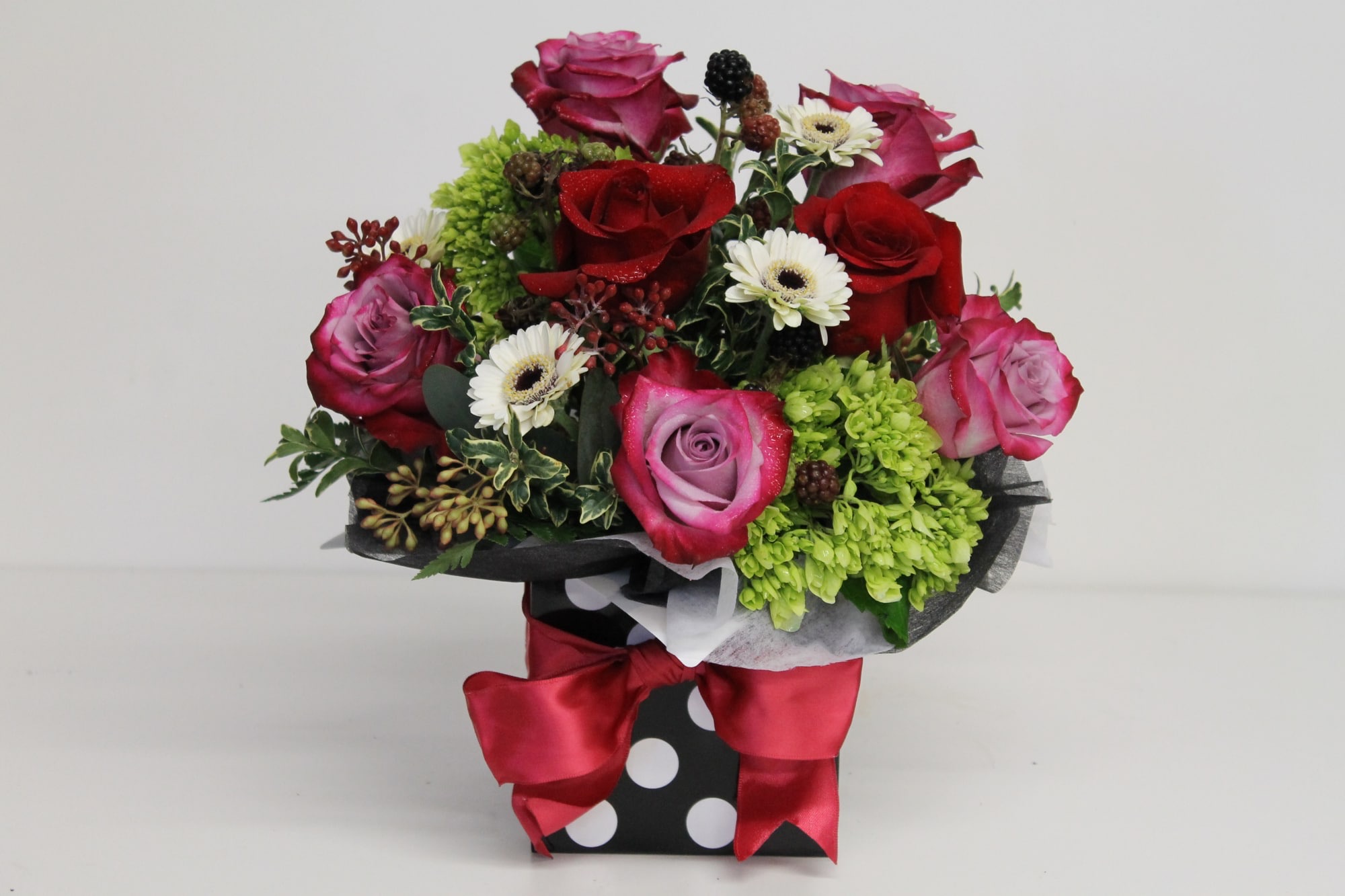 You are a gift — hydrangeas arrangement, hand-composed in The Flower Lover atelier in Huntington Beach